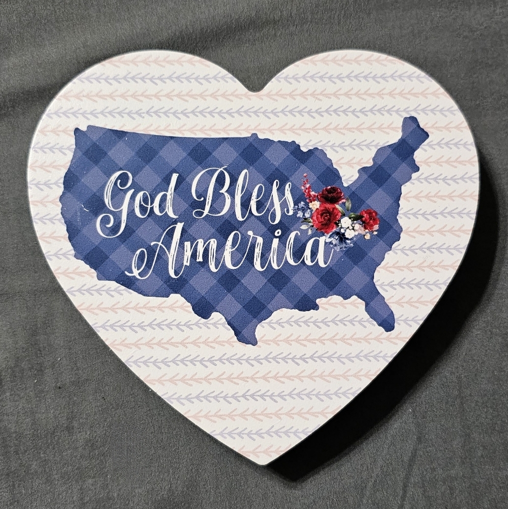 God bless America decor